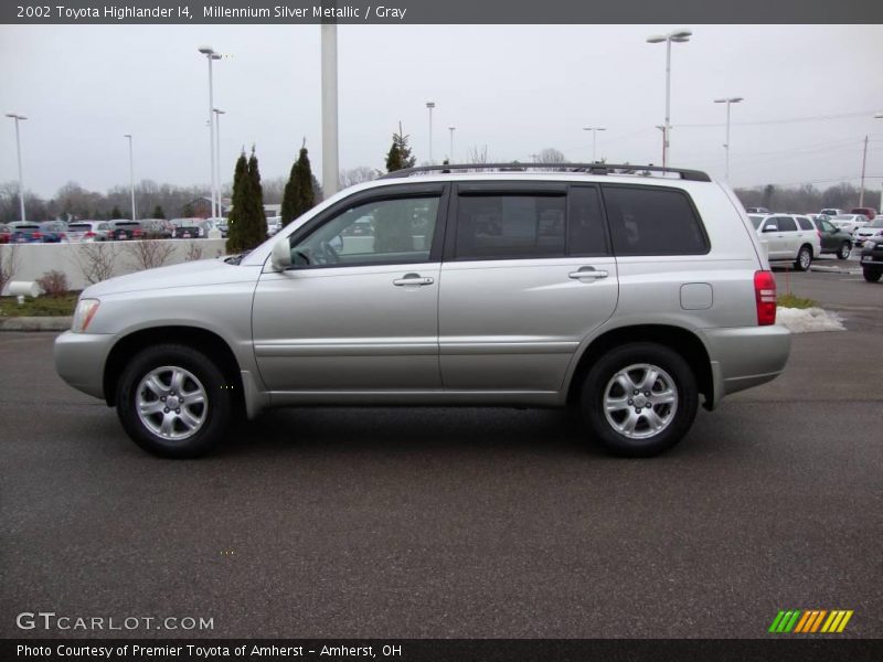 Millennium Silver Metallic / Gray 2002 Toyota Highlander I4