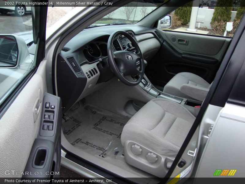 Millennium Silver Metallic / Gray 2002 Toyota Highlander I4