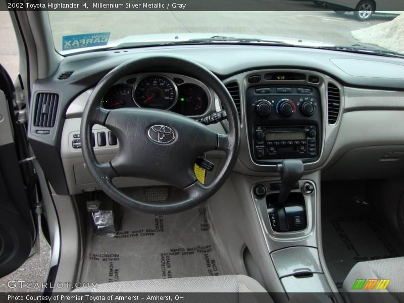 Millennium Silver Metallic / Gray 2002 Toyota Highlander I4