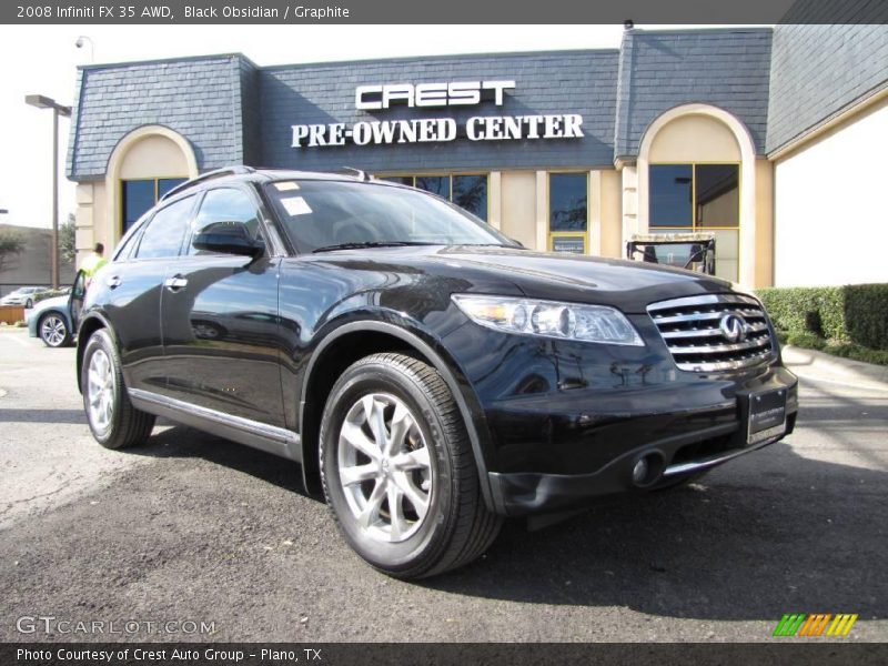 Black Obsidian / Graphite 2008 Infiniti FX 35 AWD