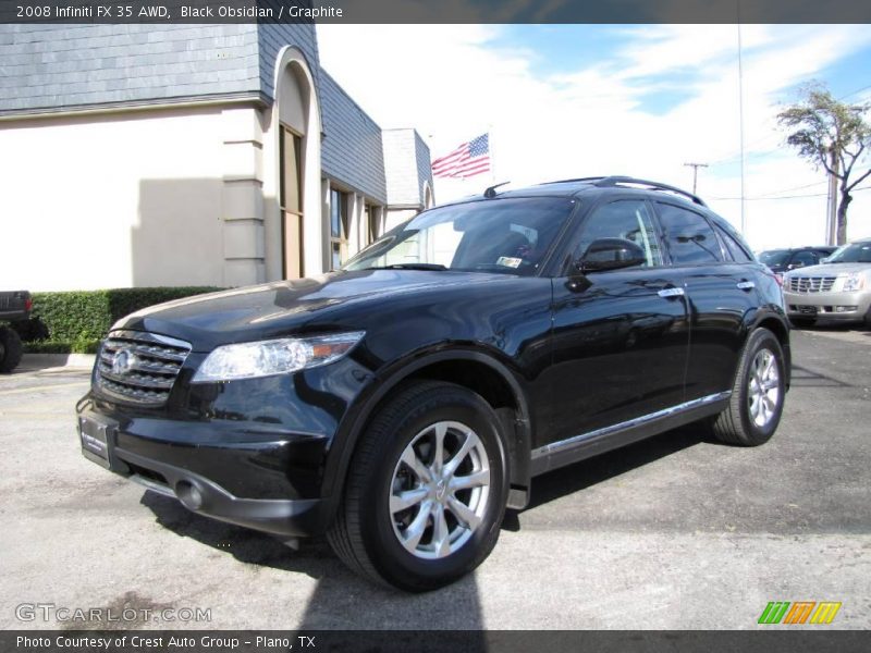 Black Obsidian / Graphite 2008 Infiniti FX 35 AWD