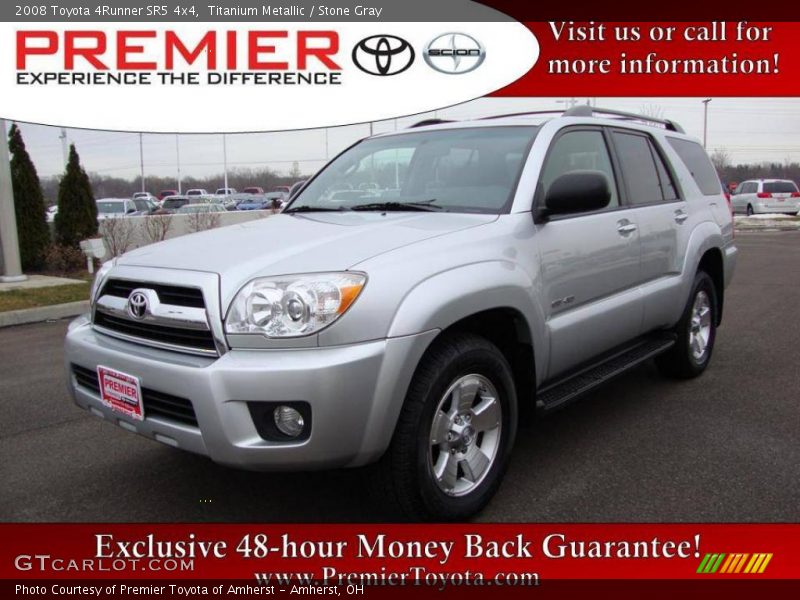 Titanium Metallic / Stone Gray 2008 Toyota 4Runner SR5 4x4
