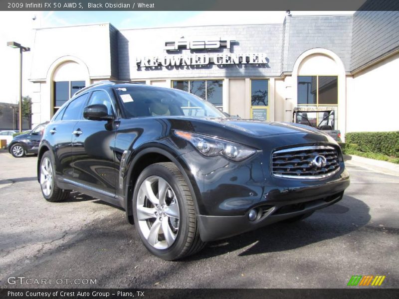 Black Obsidian / Wheat 2009 Infiniti FX 50 AWD S