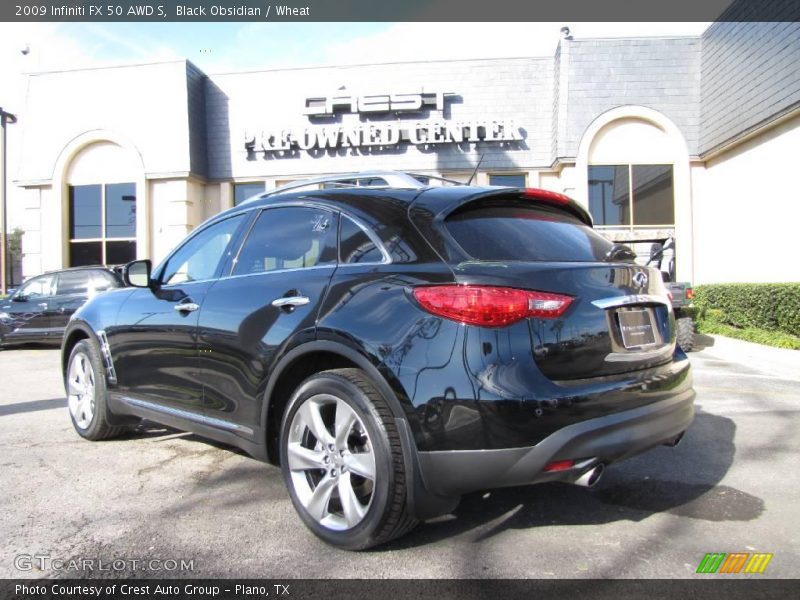Black Obsidian / Wheat 2009 Infiniti FX 50 AWD S