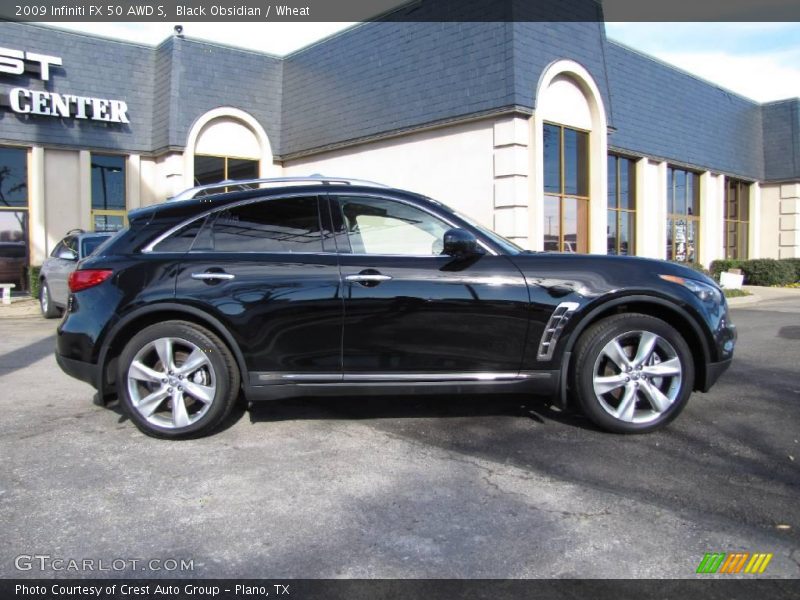 Black Obsidian / Wheat 2009 Infiniti FX 50 AWD S