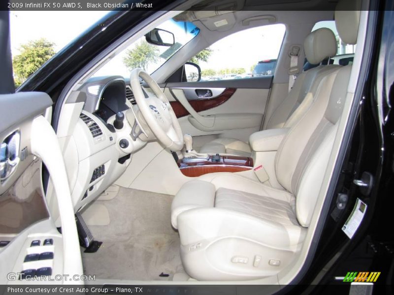  2009 FX 50 AWD S Wheat Interior