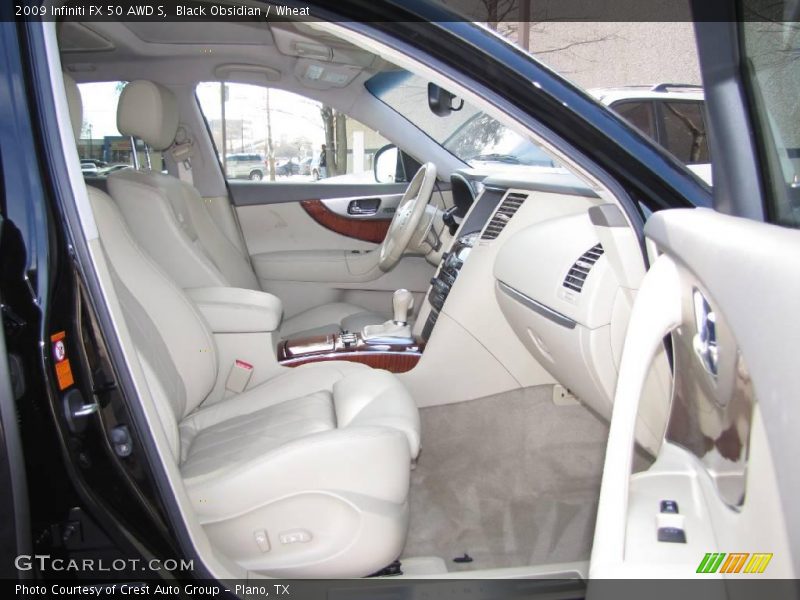  2009 FX 50 AWD S Wheat Interior