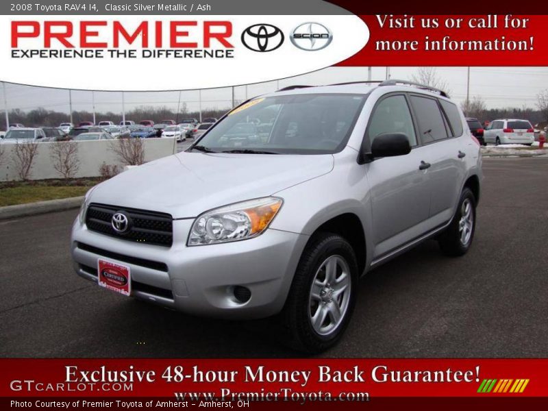 Classic Silver Metallic / Ash 2008 Toyota RAV4 I4
