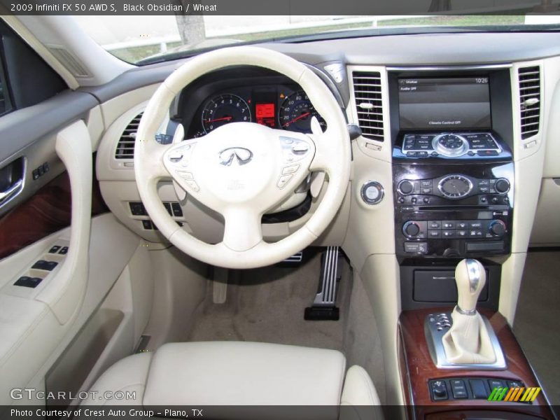 Black Obsidian / Wheat 2009 Infiniti FX 50 AWD S