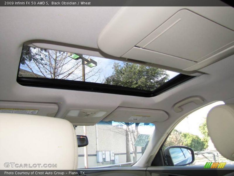 Black Obsidian / Wheat 2009 Infiniti FX 50 AWD S