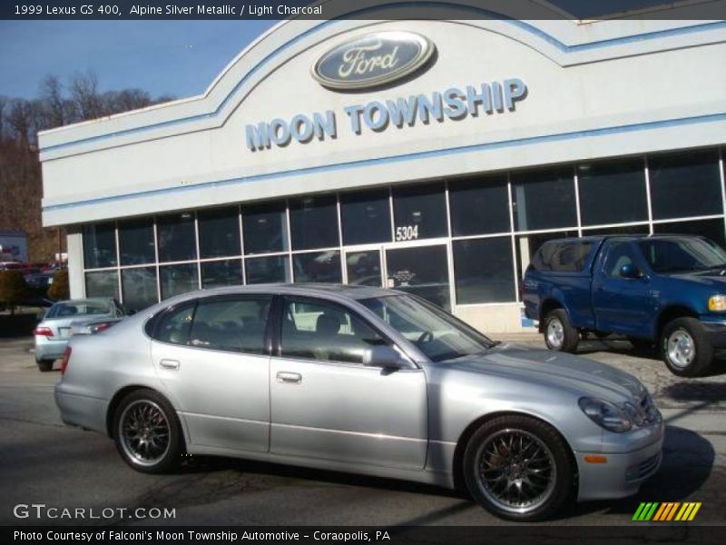 Alpine Silver Metallic / Light Charcoal 1999 Lexus GS 400