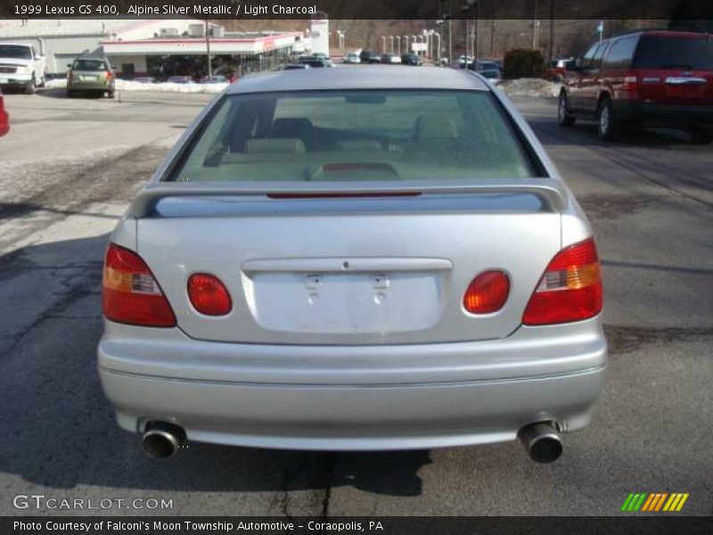 Alpine Silver Metallic / Light Charcoal 1999 Lexus GS 400