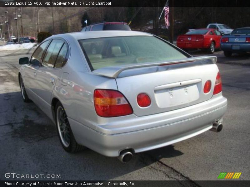 Alpine Silver Metallic / Light Charcoal 1999 Lexus GS 400