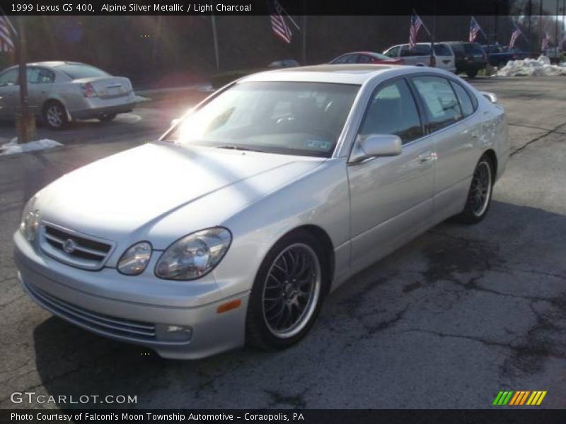Alpine Silver Metallic / Light Charcoal 1999 Lexus GS 400