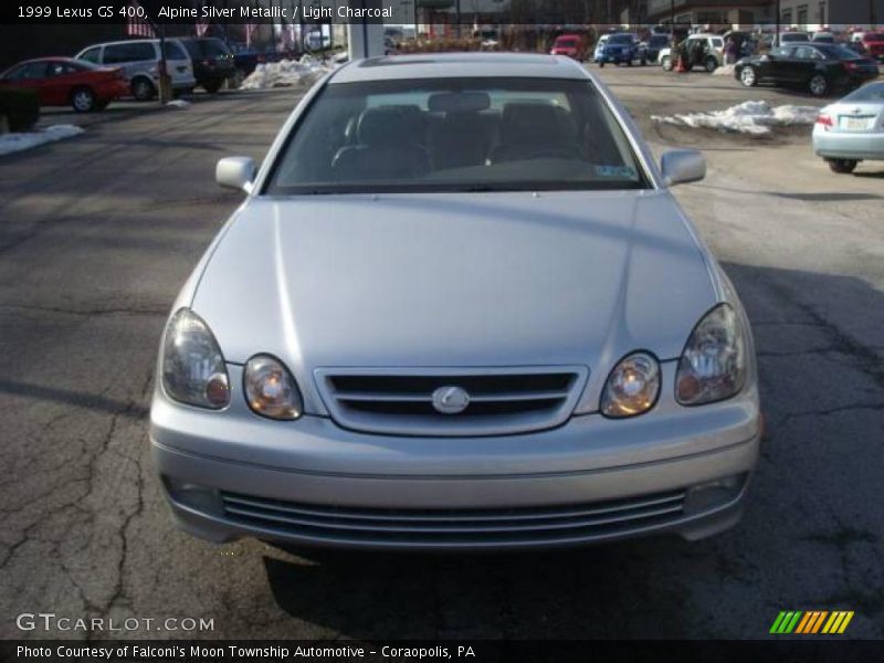 Alpine Silver Metallic / Light Charcoal 1999 Lexus GS 400