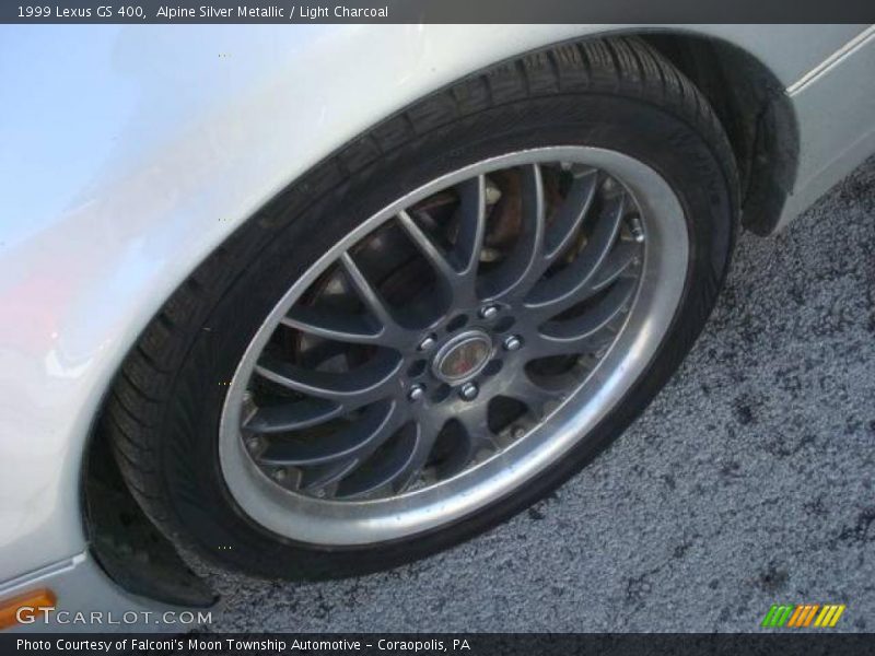 Alpine Silver Metallic / Light Charcoal 1999 Lexus GS 400