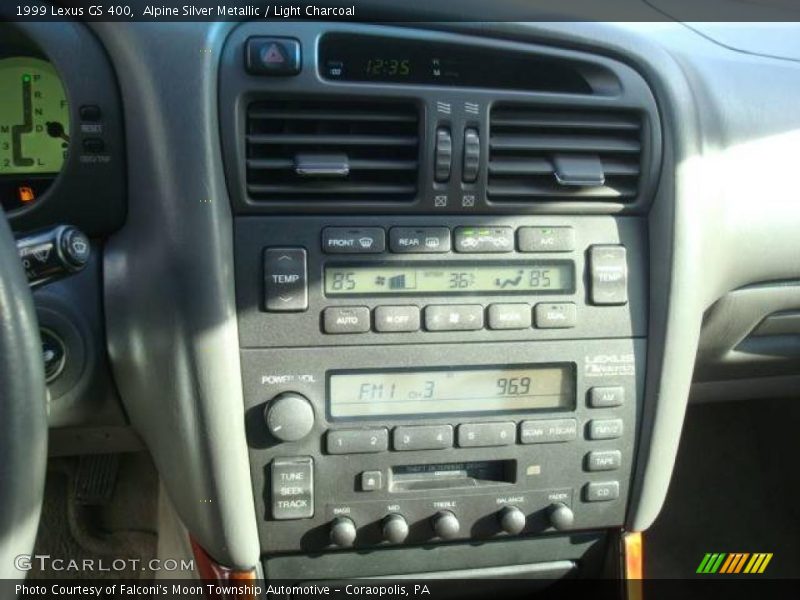 Alpine Silver Metallic / Light Charcoal 1999 Lexus GS 400