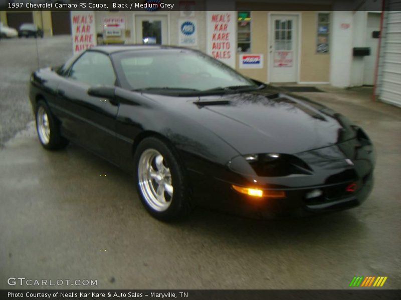 Black / Medium Grey 1997 Chevrolet Camaro RS Coupe