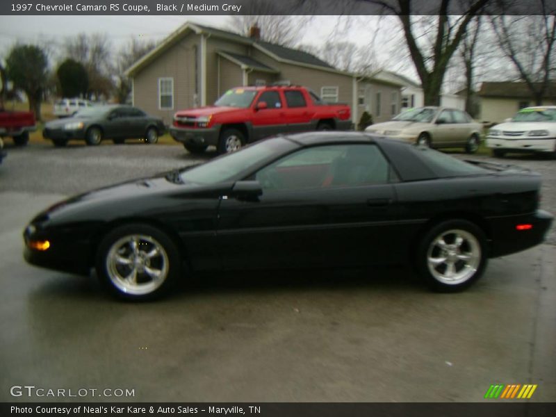 Black / Medium Grey 1997 Chevrolet Camaro RS Coupe