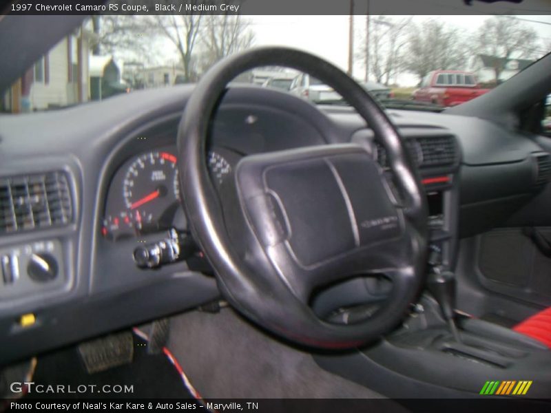 Black / Medium Grey 1997 Chevrolet Camaro RS Coupe