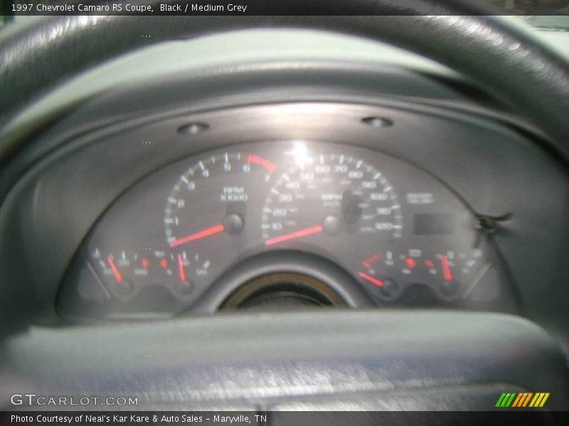 Black / Medium Grey 1997 Chevrolet Camaro RS Coupe