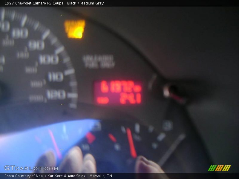 Black / Medium Grey 1997 Chevrolet Camaro RS Coupe
