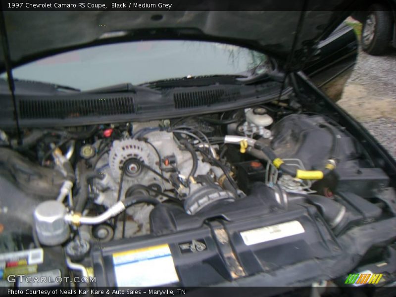 Black / Medium Grey 1997 Chevrolet Camaro RS Coupe