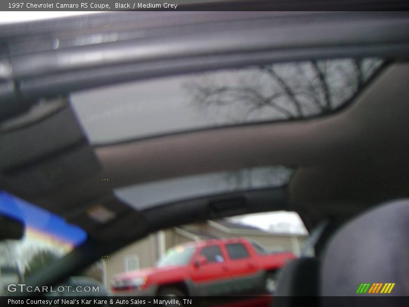 Black / Medium Grey 1997 Chevrolet Camaro RS Coupe