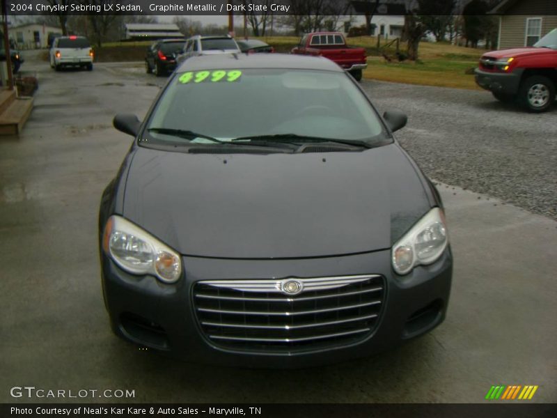 Graphite Metallic / Dark Slate Gray 2004 Chrysler Sebring LX Sedan