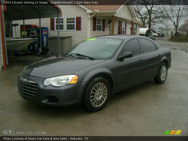Graphite Metallic / Dark Slate Gray 2004 Chrysler Sebring LX Sedan