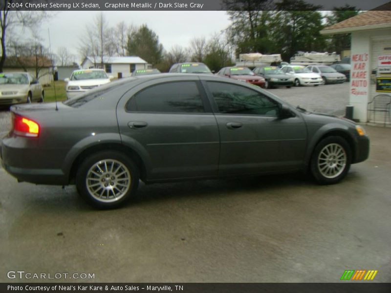 Graphite Metallic / Dark Slate Gray 2004 Chrysler Sebring LX Sedan