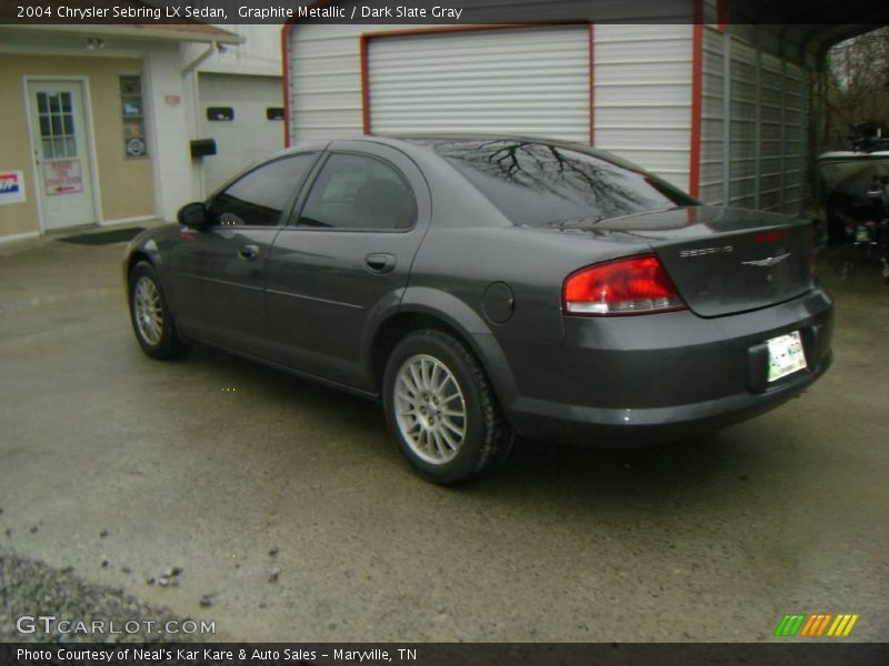Graphite Metallic / Dark Slate Gray 2004 Chrysler Sebring LX Sedan
