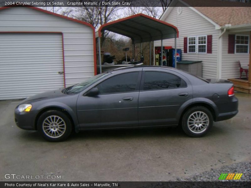 Graphite Metallic / Dark Slate Gray 2004 Chrysler Sebring LX Sedan