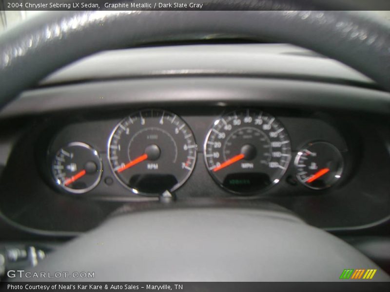 Graphite Metallic / Dark Slate Gray 2004 Chrysler Sebring LX Sedan