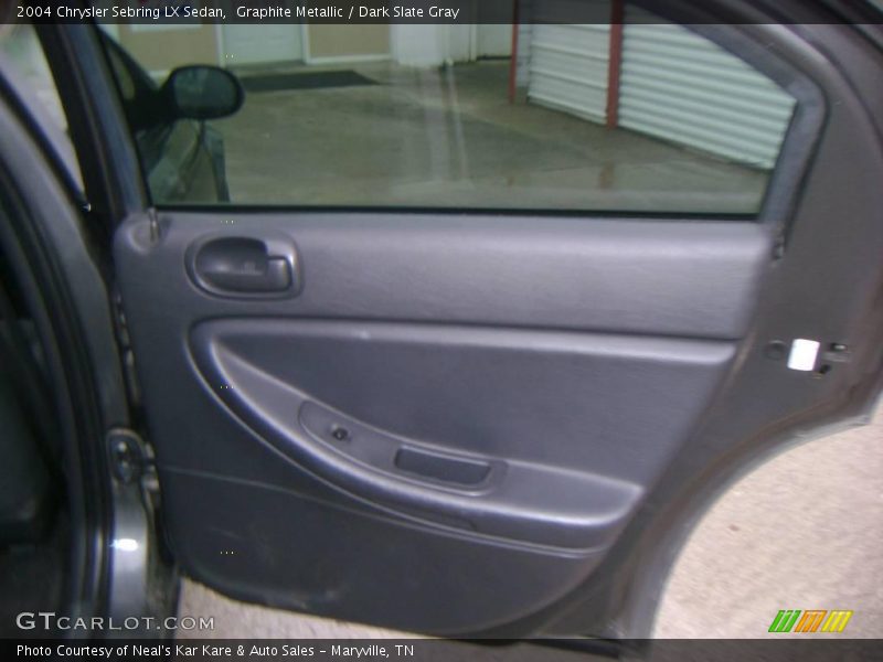 Graphite Metallic / Dark Slate Gray 2004 Chrysler Sebring LX Sedan