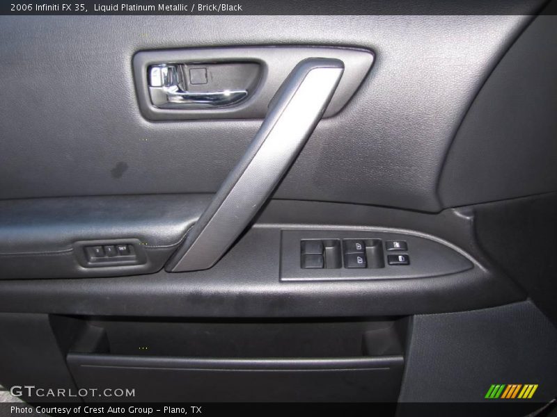 Liquid Platinum Metallic / Brick/Black 2006 Infiniti FX 35