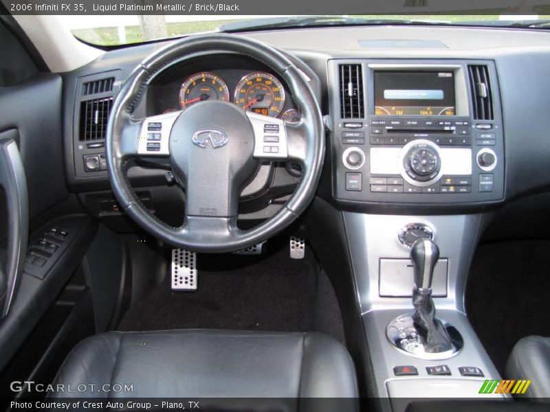 Liquid Platinum Metallic / Brick/Black 2006 Infiniti FX 35