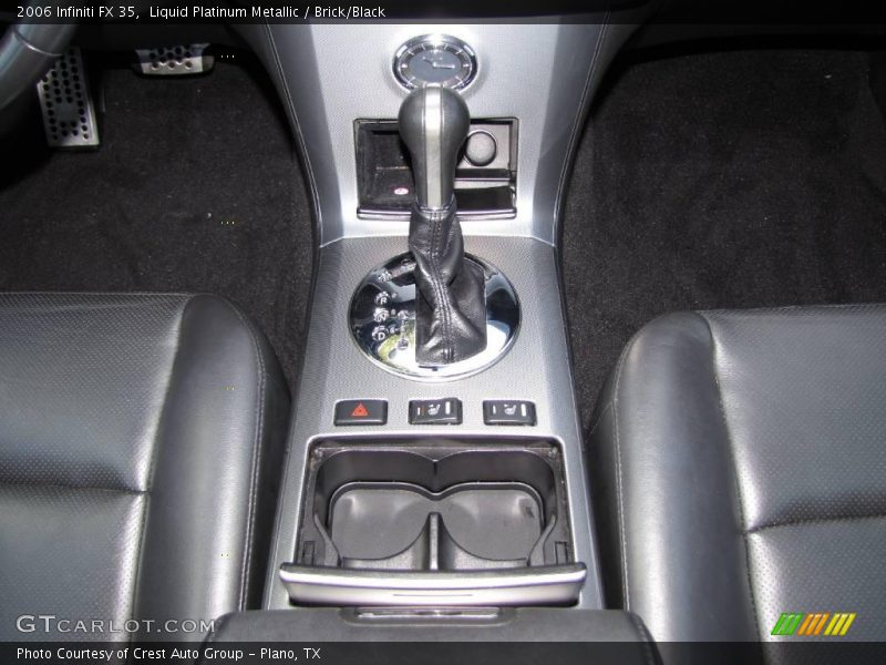 Liquid Platinum Metallic / Brick/Black 2006 Infiniti FX 35