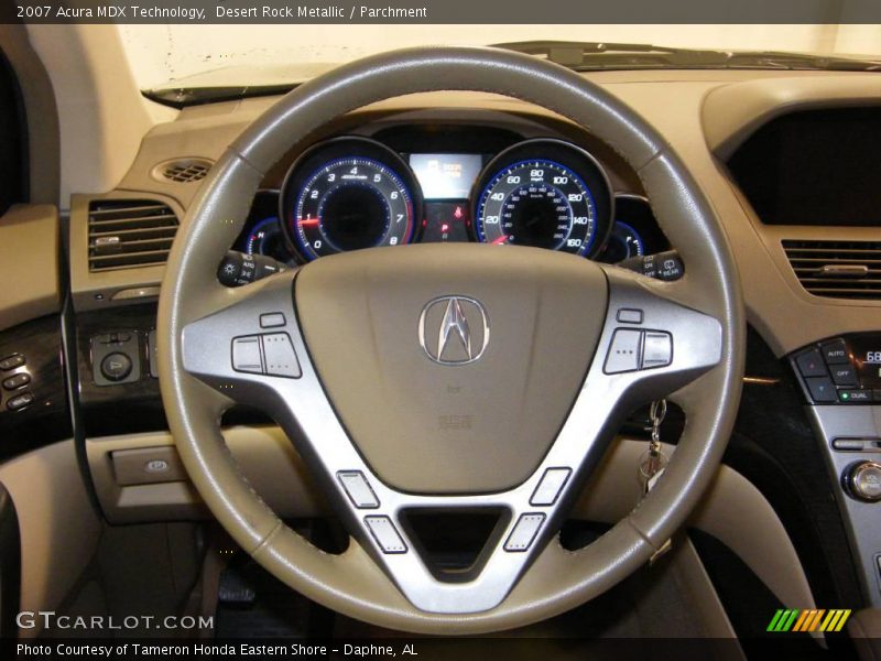 Desert Rock Metallic / Parchment 2007 Acura MDX Technology