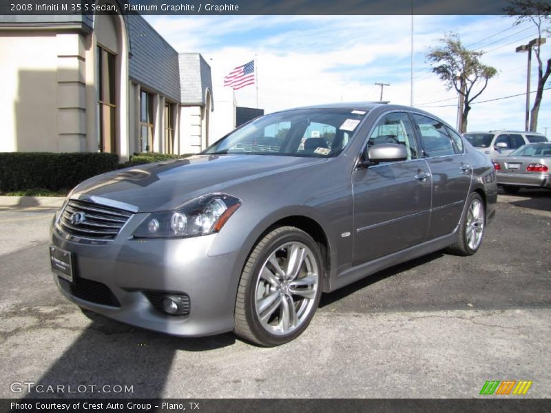 Platinum Graphite / Graphite 2008 Infiniti M 35 S Sedan