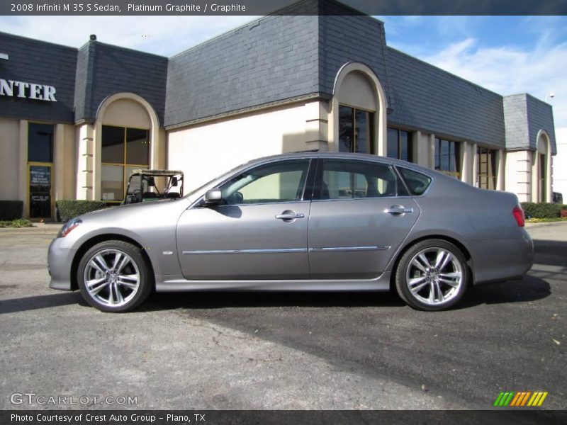 Platinum Graphite / Graphite 2008 Infiniti M 35 S Sedan