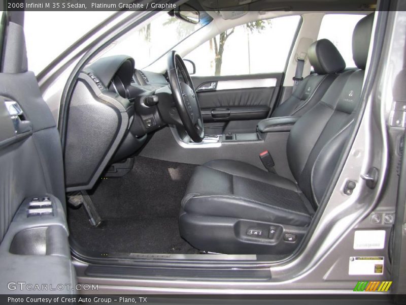Platinum Graphite / Graphite 2008 Infiniti M 35 S Sedan