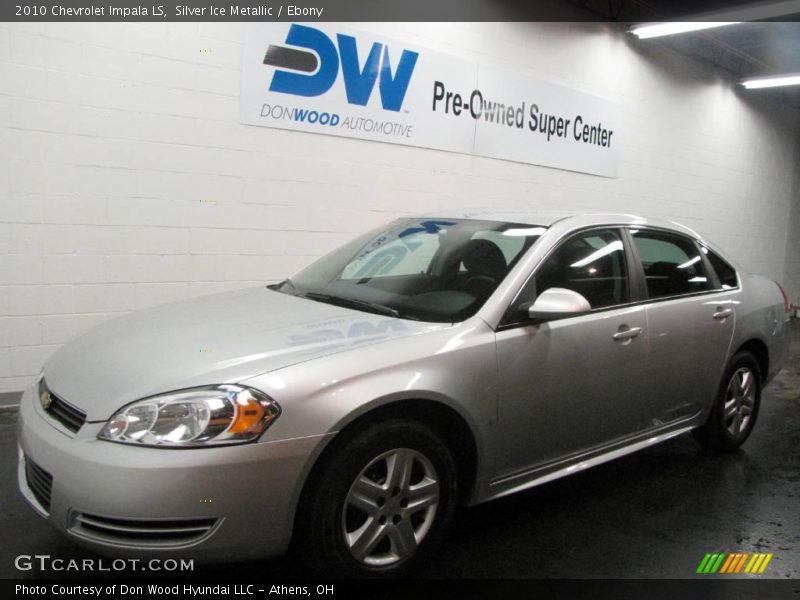 Silver Ice Metallic / Ebony 2010 Chevrolet Impala LS
