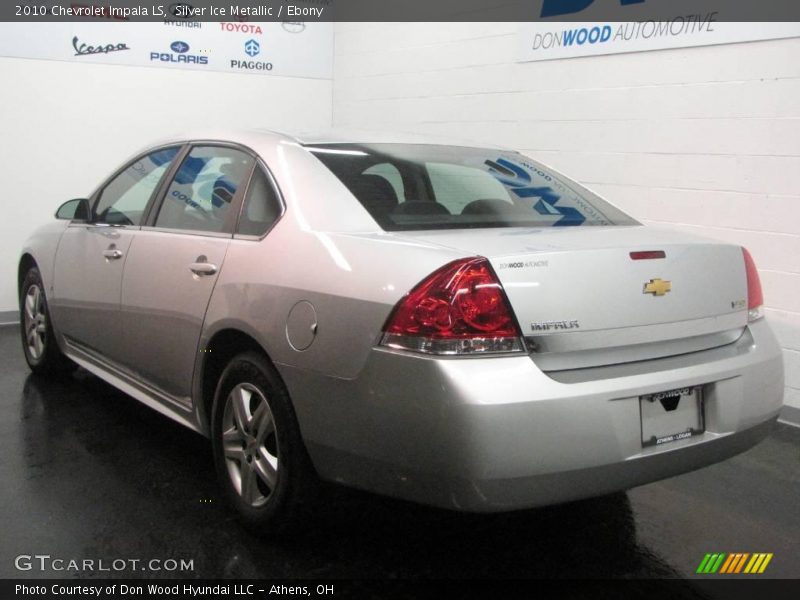 Silver Ice Metallic / Ebony 2010 Chevrolet Impala LS