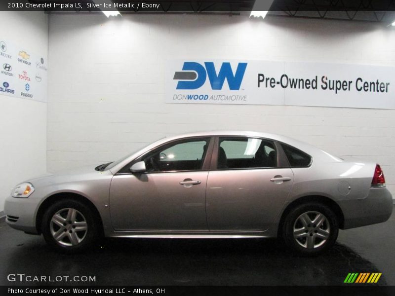 Silver Ice Metallic / Ebony 2010 Chevrolet Impala LS