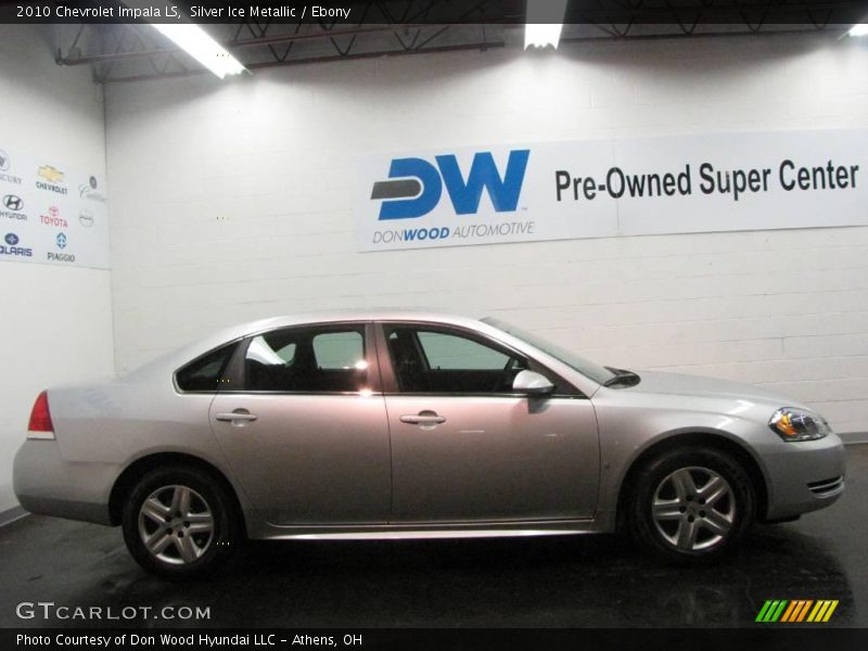 Silver Ice Metallic / Ebony 2010 Chevrolet Impala LS