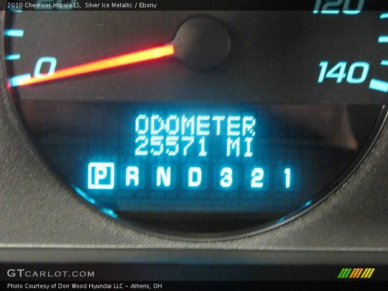 Silver Ice Metallic / Ebony 2010 Chevrolet Impala LS
