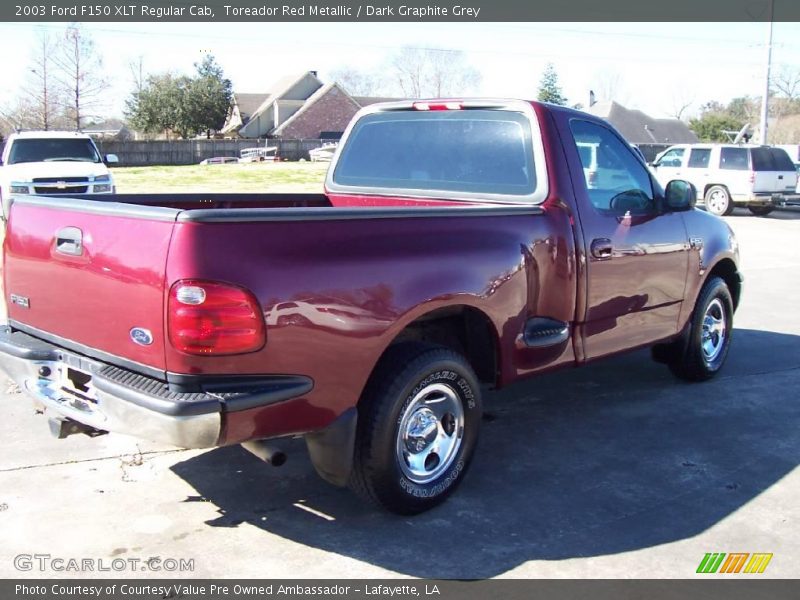 Toreador Red Metallic / Dark Graphite Grey 2003 Ford F150 XLT Regular Cab