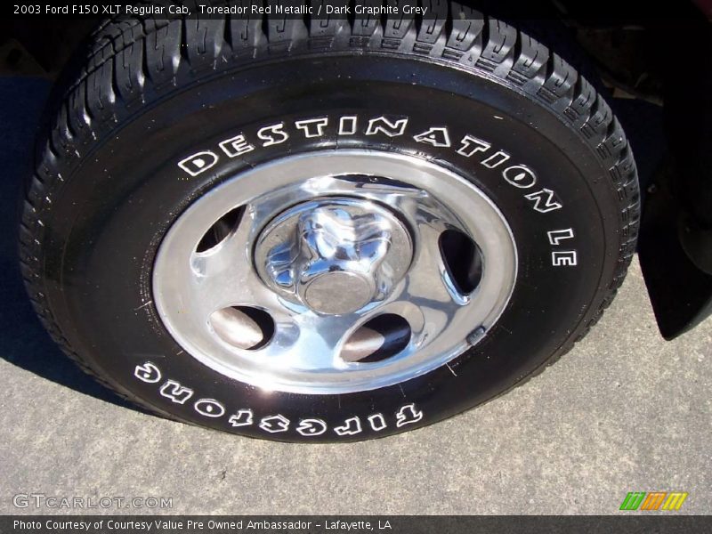 Toreador Red Metallic / Dark Graphite Grey 2003 Ford F150 XLT Regular Cab