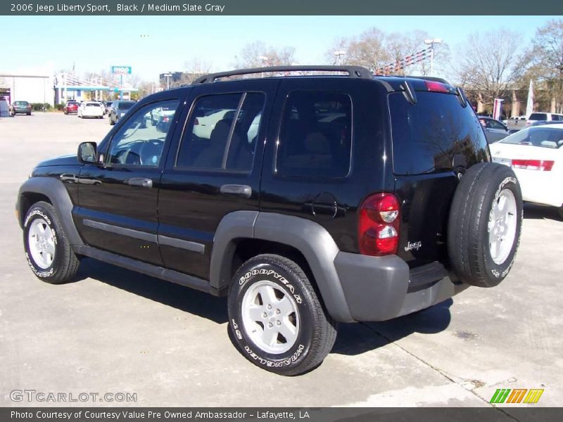 Black / Medium Slate Gray 2006 Jeep Liberty Sport